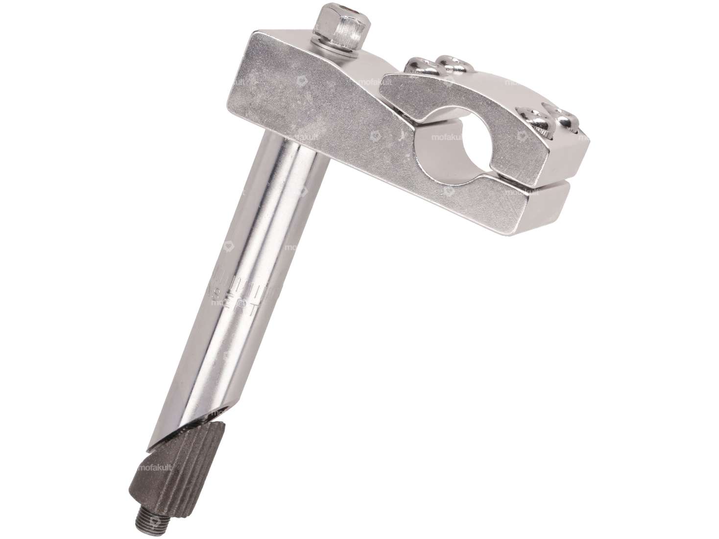 GPO handlebar stem 21 mm solid (4-point adjustment for fork plate handlebars) Carousel Image 1