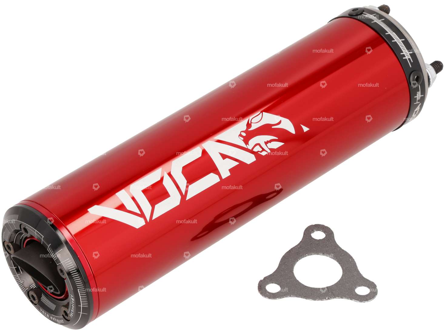 VOCA silencer red with 3-point mount Carousel Image 1