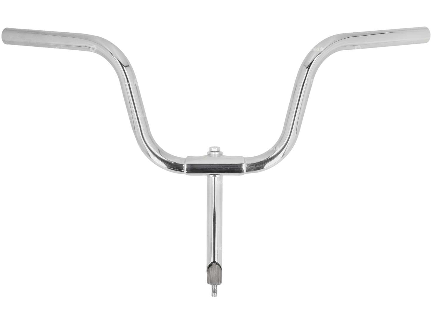 Handlebar with stem 17 cm chrome | Puch Maxi N, X30 Carousel Image 1