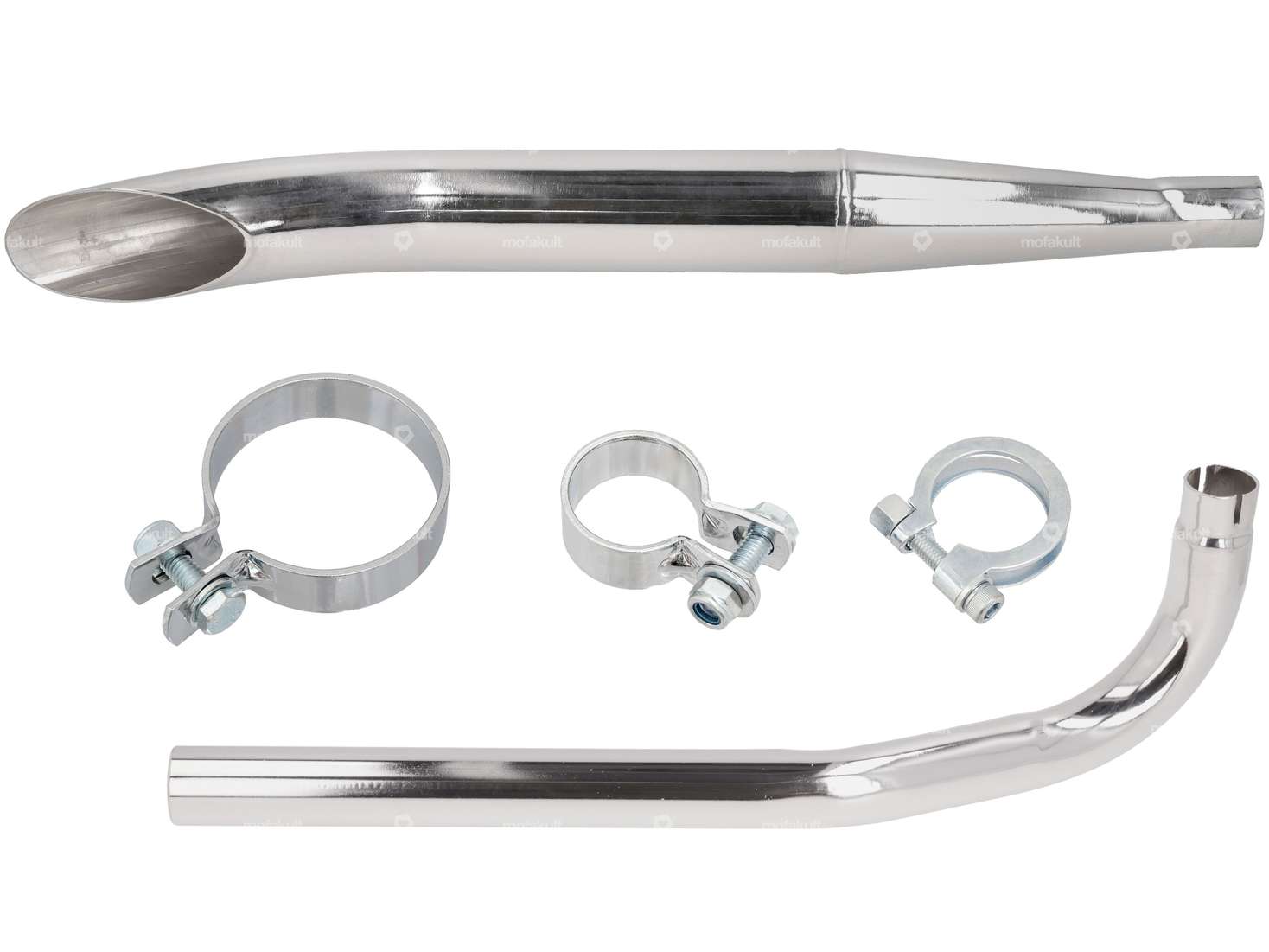 Sidepipe exhaust set (Ø 32 / 60 mm) | Sachs 503 Carousel Image 1