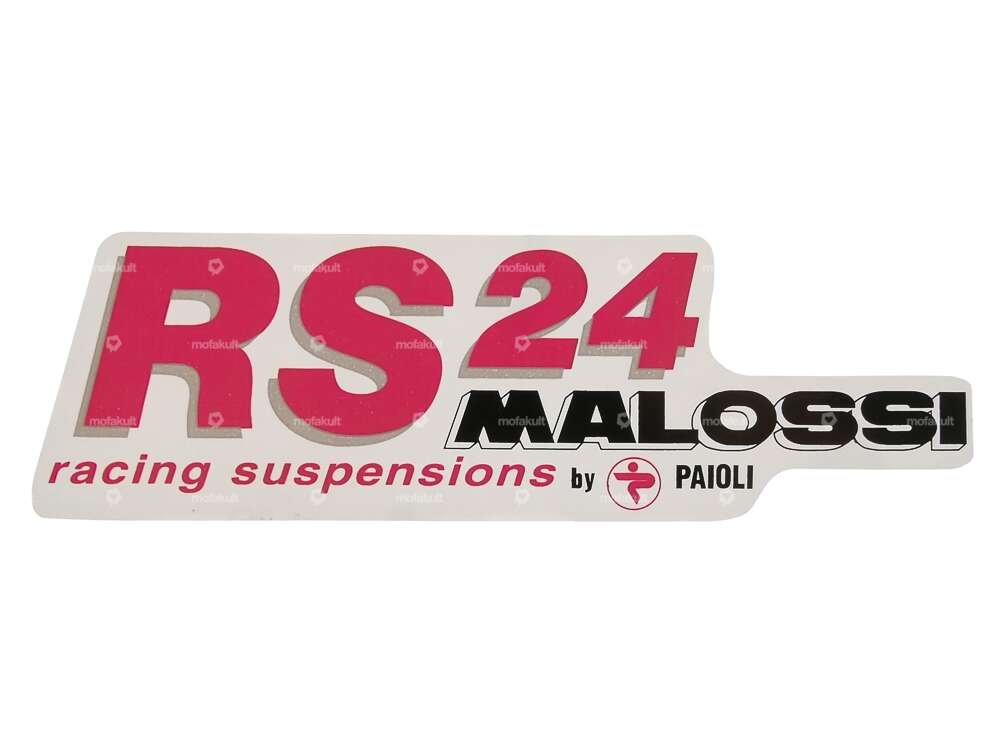Sticker "RS24 Malossi" 14 x 4.5 cm Carousel Image 1