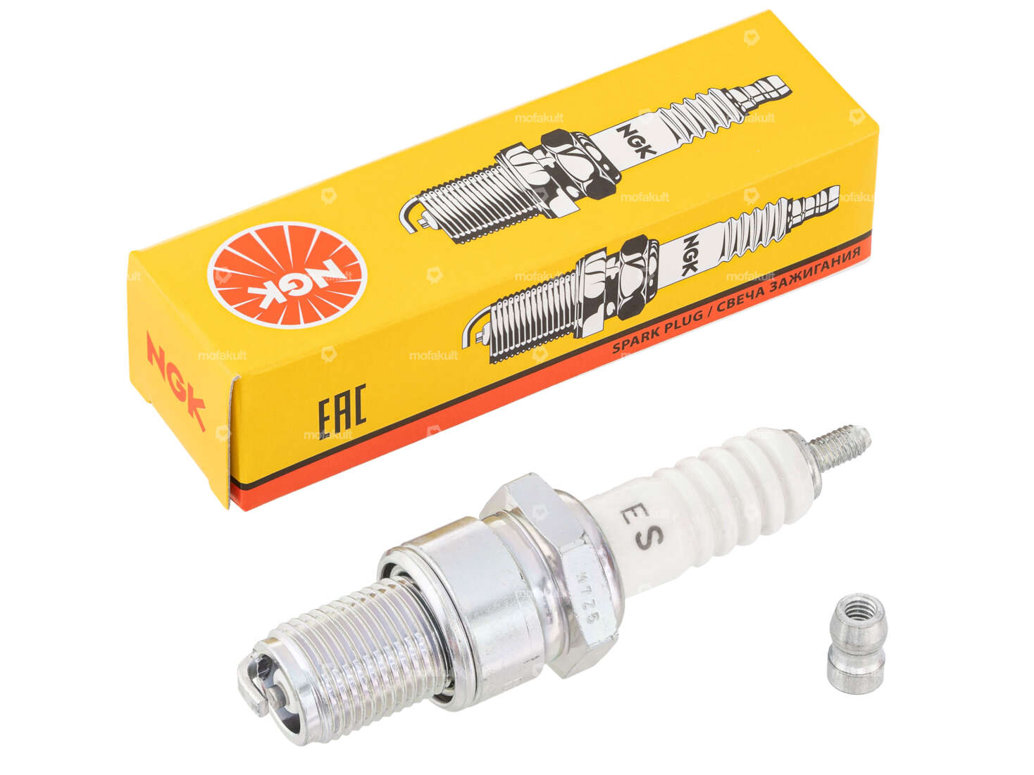 NGK B5ES spark plug long thread Carousel Image 1