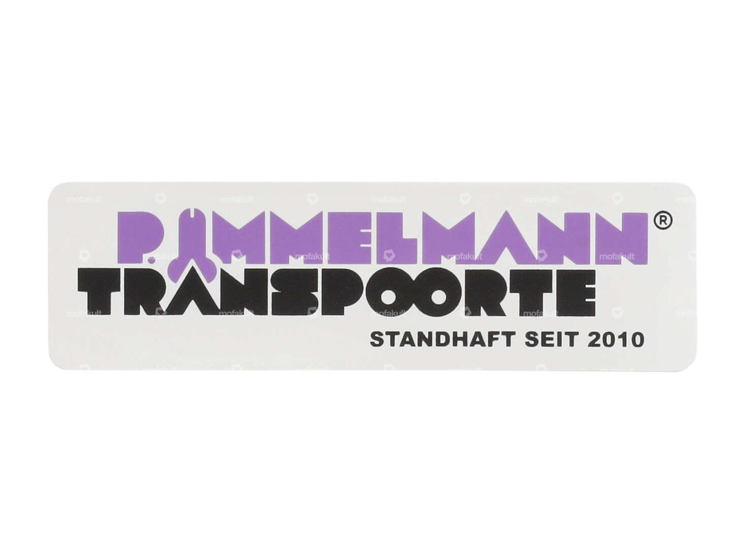 Sticker "P. IMMELMANN TRANSPOORTE" 85 x 25 mm Carousel Image 1