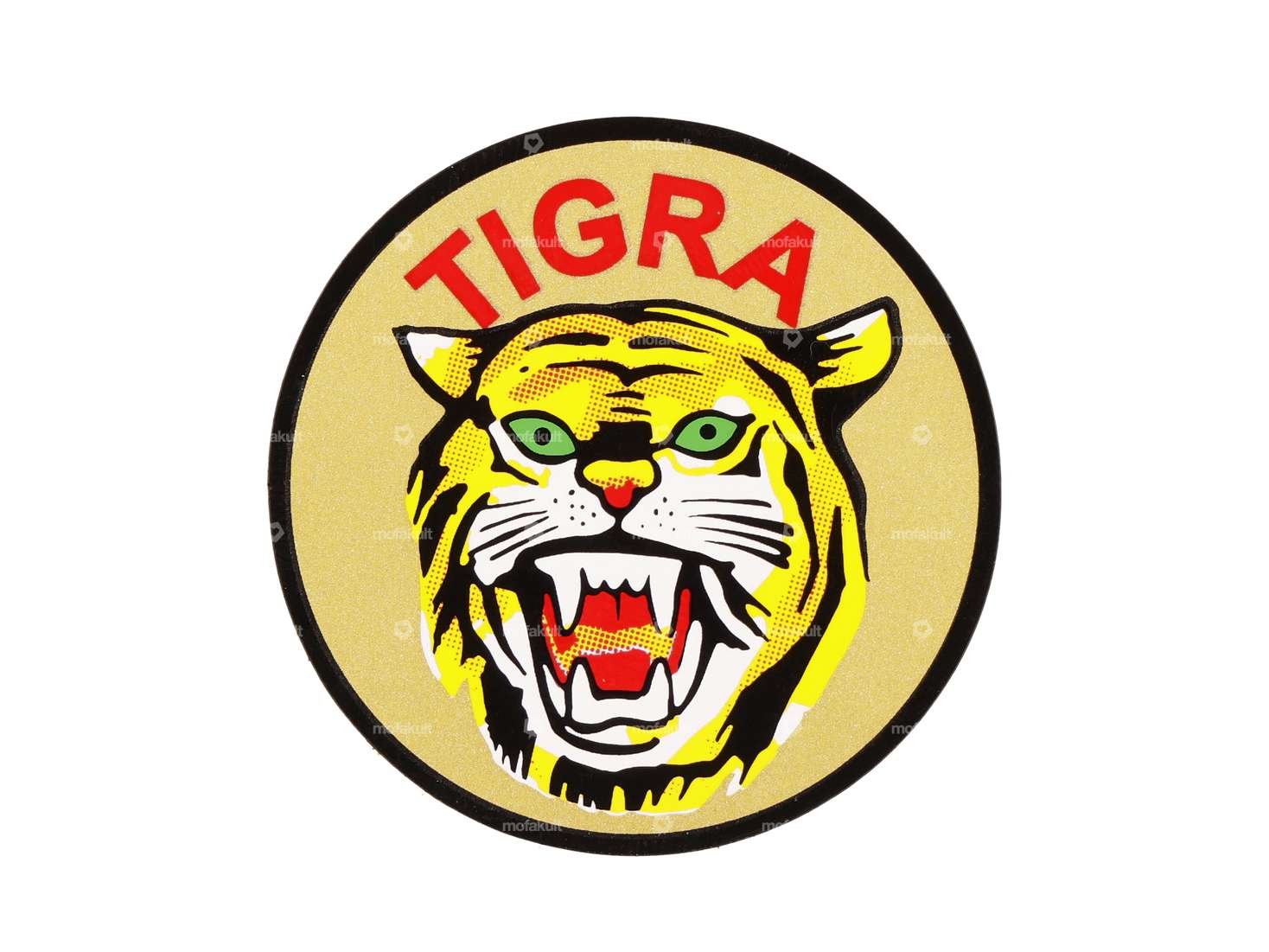 swiing® revival "TIGRA" Crest Sticker, Ø 44 mm | Tigra Caravelle Carousel Image 1