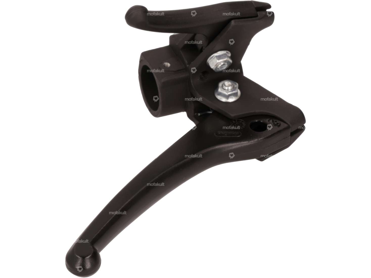 Domino brake lever set polygon black original | Piaggio Ciao PX, SI, Bravo Carousel Image 3