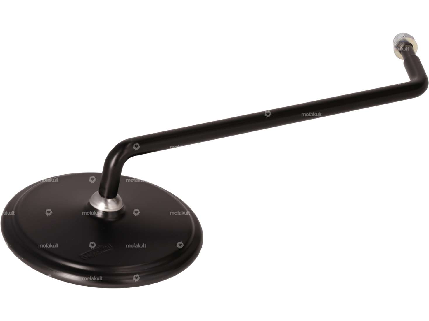 Bumm mirror round angled left black Carousel Image 3