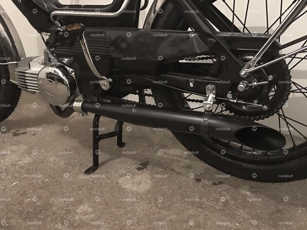 Sidepipe silencer Ø 28 / 60 mm black Carousel Image 4