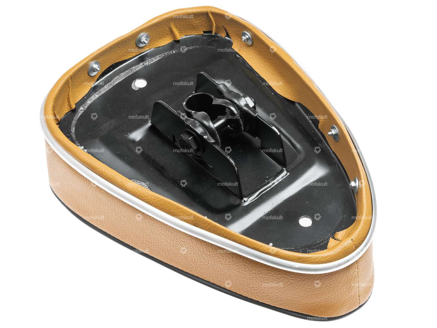 Light brown bench seat Carousel Image 4