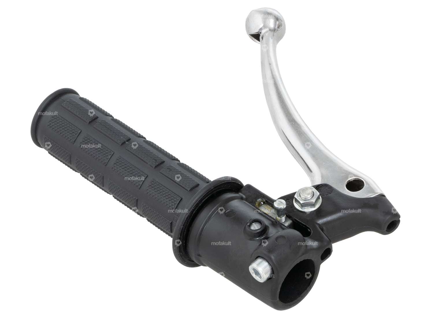 Domino throttle aluminum block pattern black Carousel Image 3