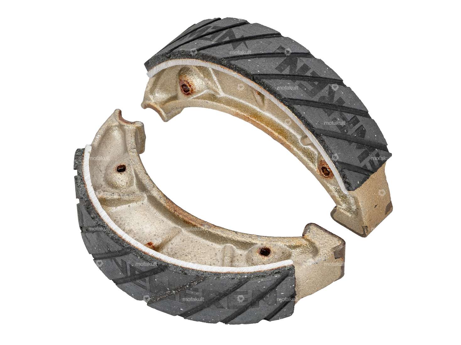 NewFren brake shoes Ø 120 x 25 "Type 2" slotted Carousel Image 2