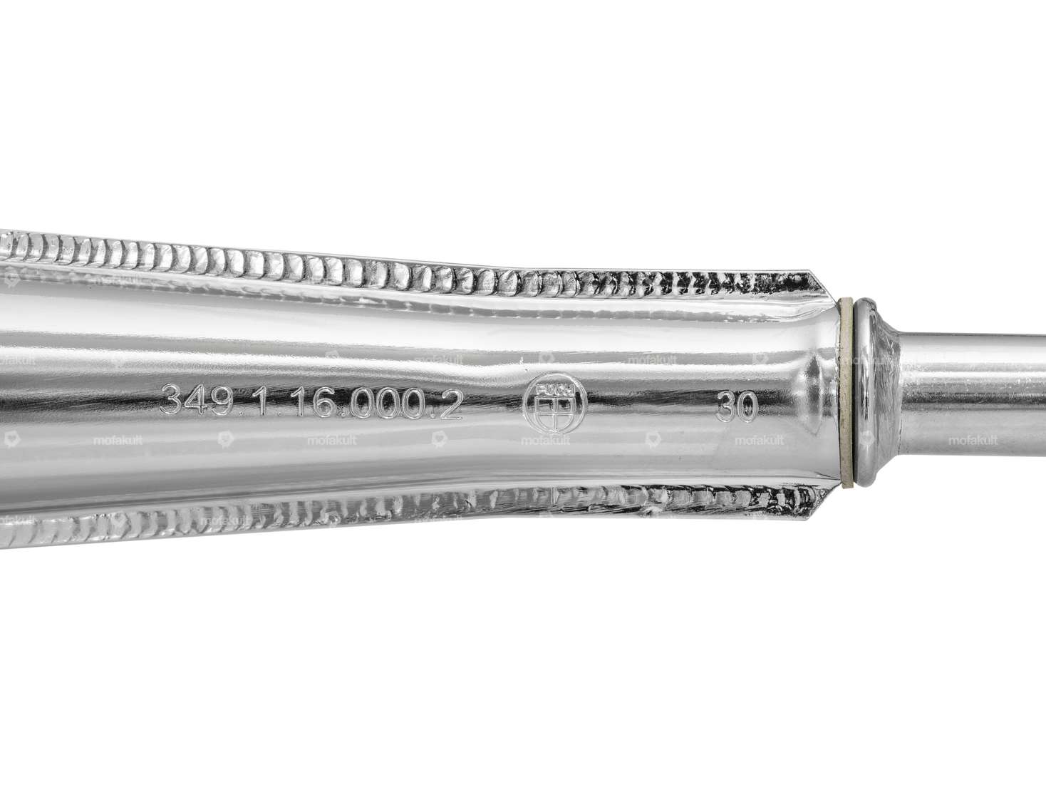 Jamarcol exhaust 22 mm 2-piece replica (with number & logo) | Puch Carousel Image 5