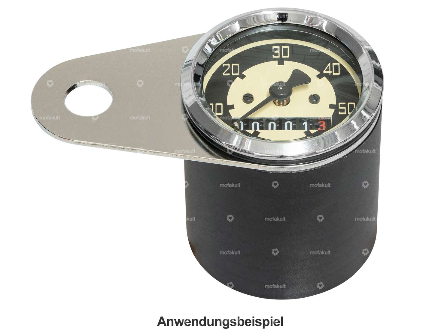 66HEROES speedometer bracket Ø 48 mm Inox (M12) Carousel Image 2