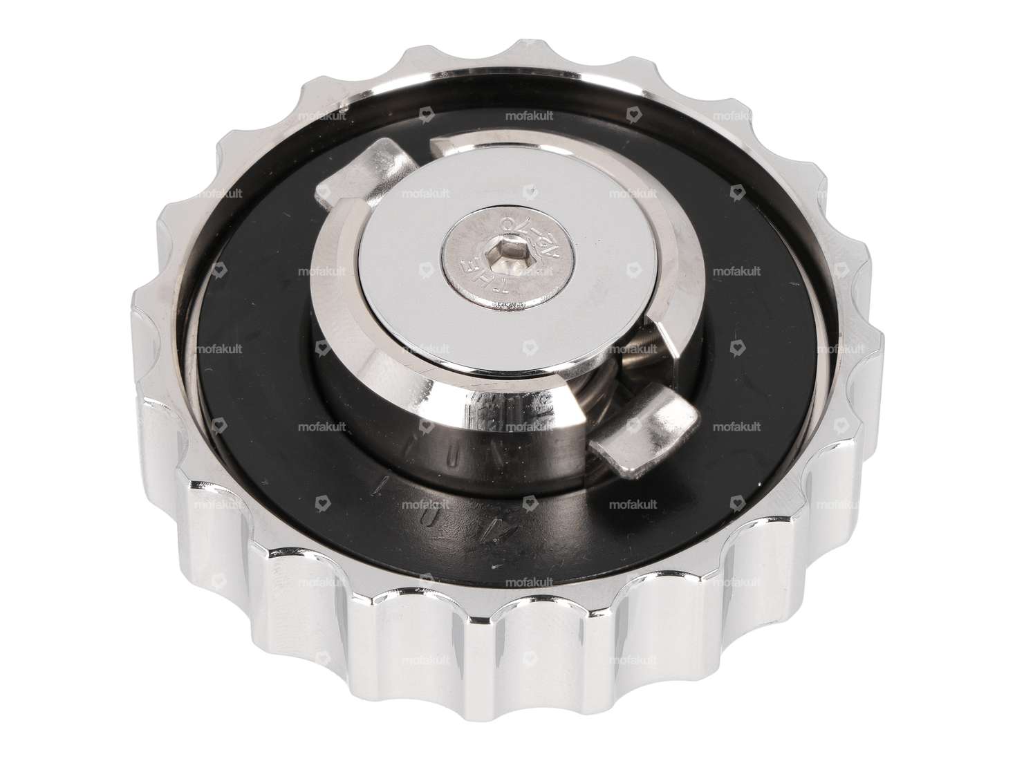 66HEROES Tank cap "Sachs" bayonet 30 mm chrome Carousel Image 2