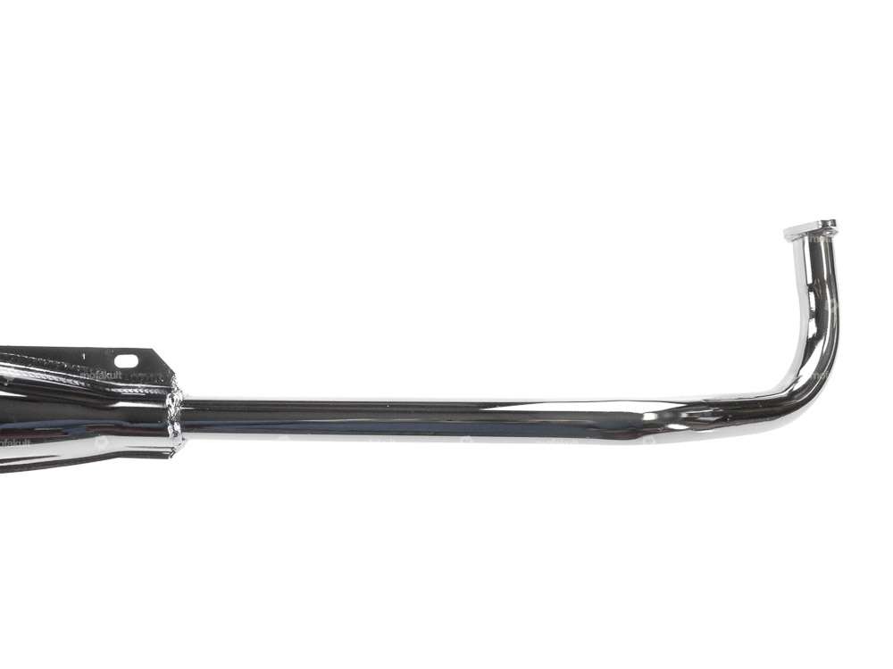 Exhaust 22 mm straight outlet chrome | Tomos Carousel Image 2