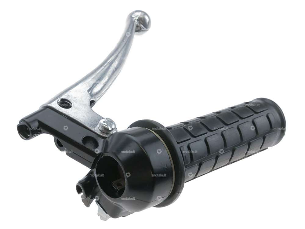 Throttle twist grip block pattern black Carousel Image 2