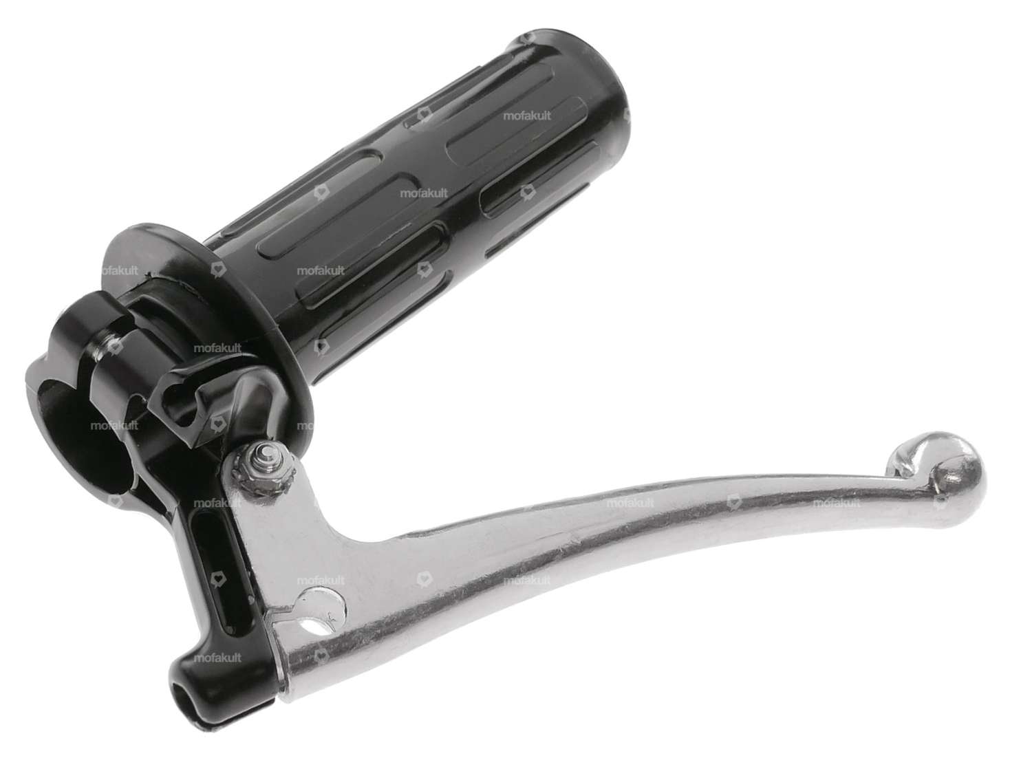 Throttle twist grip Oldschool black Carousel Image 3