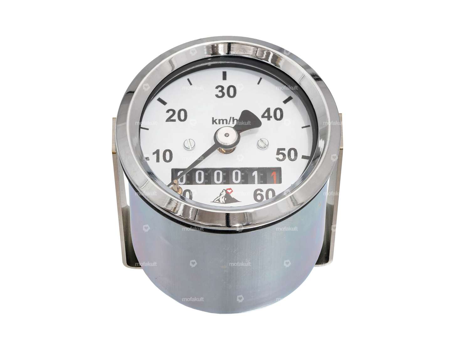 66HEROES speedometer 60 km/h Ø 48 mm "mofakult" white Carousel Image 1