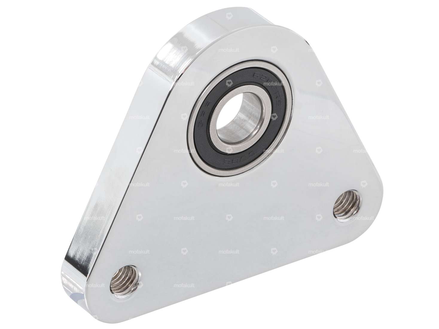 swiing® ingenious triangular bearing plate chrome | Piaggio Ciao, SI, Bravo Carousel Image 1