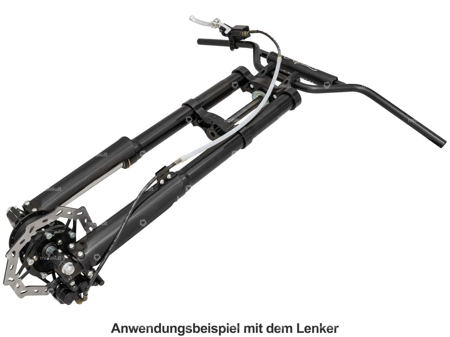 Hydraulic moped cross fork with disc brake | Puch Carousel Image 2