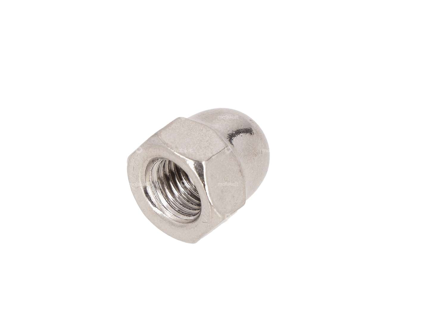 Cap nut M8x1 plain steel Carousel Image 2