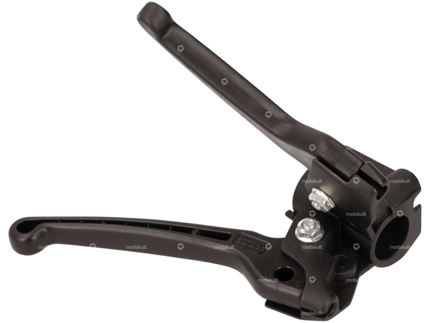 Domino brake lever polygon with switch mount NOS | Piaggio Grillo, Bravo, SUPERbravo Carousel Image 3