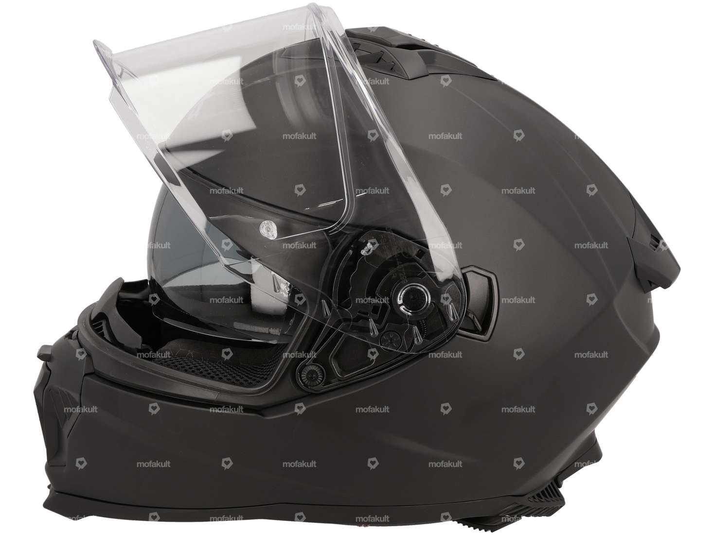 gms full-face helmet "Hexago" black matt Carousel Image 2