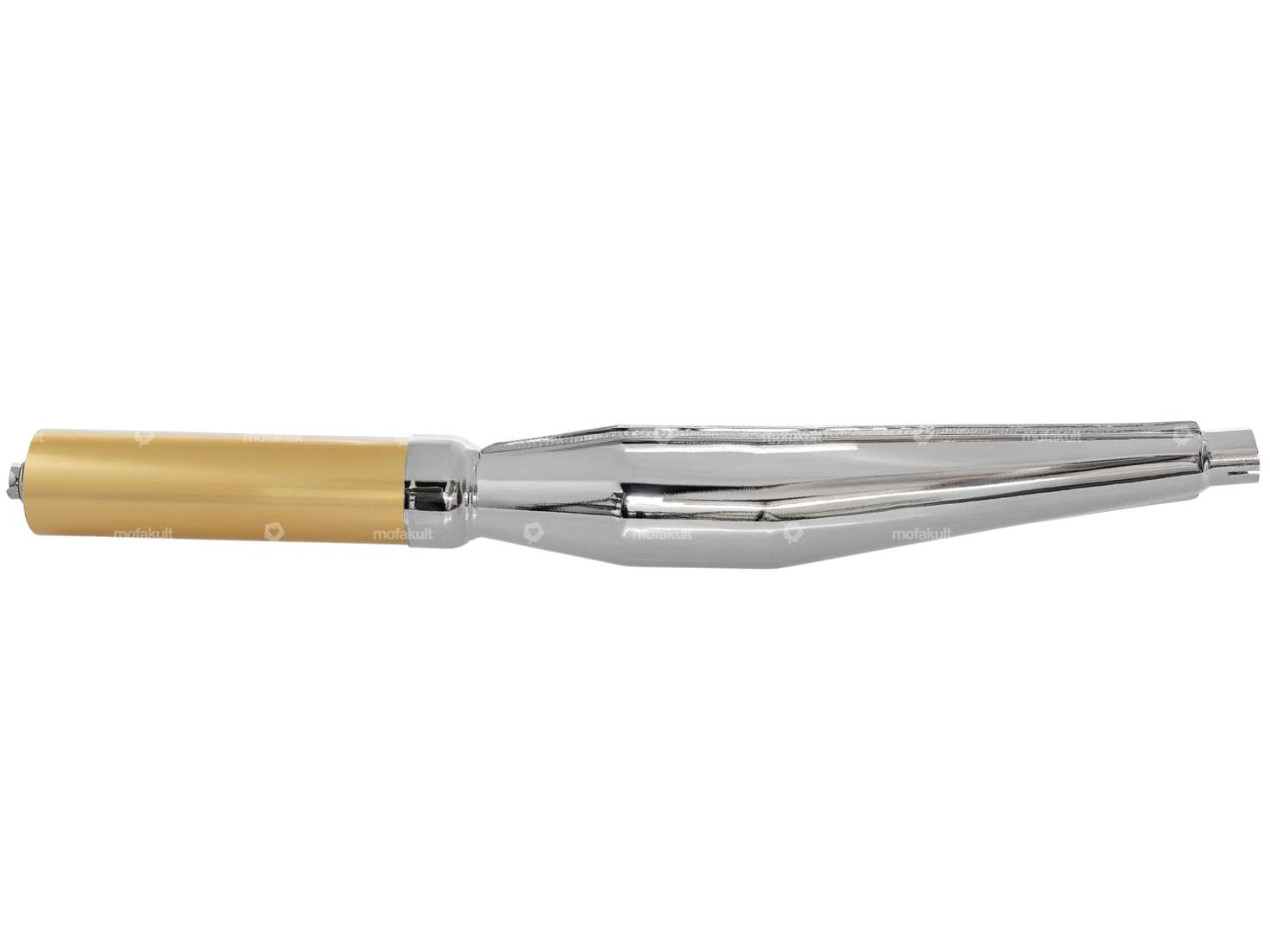 Jamarcol Fuego muffler 28 mm chrome / gold Carousel Image 1