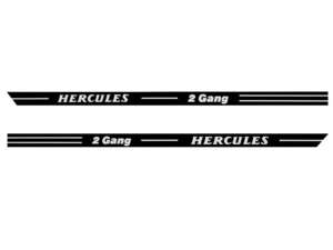 Sticker "Hercules 2 speed" side panel 725 x 28 mm Sticker "Hercules 2 speed" side panel 725 x 28 mm