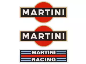 Adhesive set "Martini Racing" 3 pcs. Adhesive set "Martini Racing" 3 pcs.