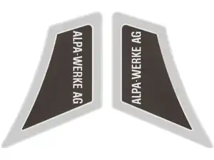 Sticker set Alpa-Werke AG Chrome | Alpa Black River Sticker set Alpa-Werke AG Chrome | Alpa Black River