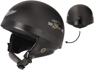 Cup helmet black matt Cup helmet black matt