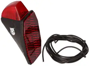 Rear light nostalgic plastic black Rear light nostalgic plastic black