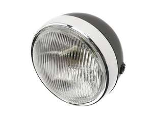 Headlight CEV Typo 105 black / chrome Headlight CEV Typo 105 black / chrome