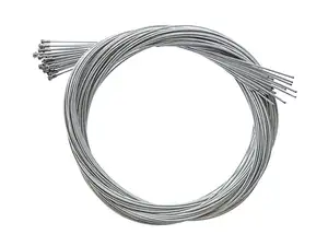 Brake cable Ø 1.8 mm x 220 cm (pear-shaped nipple) 25 pcs. Brake cable Ø 1.8 mm x 220 cm (pear-shaped nipple) 25 pcs.