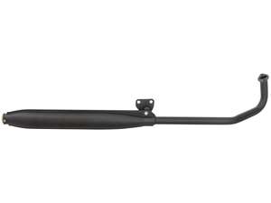 Exhaust 25 mm angled outlet black | Tomos Exhaust 25 mm angled outlet black | Tomos