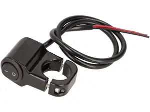 Switch for handlebar mounting (22 mm) ON / OFF black Switch for handlebar mounting (22 mm) ON / OFF black