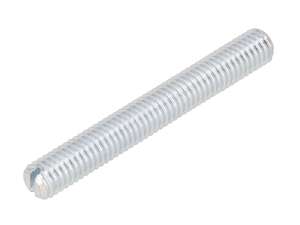 M8x60 threaded pin, slotted, conical head, zinc-plated M8x60 threaded pin, slotted, conical head, zinc-plated