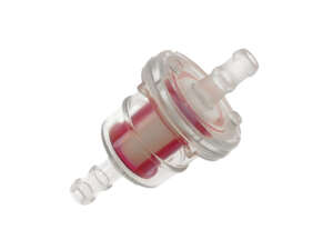 Plastic Gasoline Filter, Red Plastic Gasoline Filter, Red