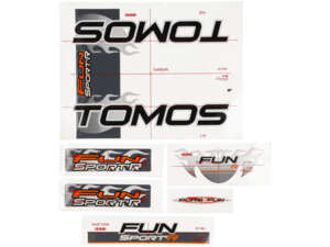 Sticker set tank & frame original | Tomos Fun Sport'R Sticker set tank & frame original | Tomos Fun Sport'R