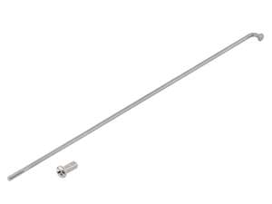 GPO 19" spoke single incl. nipple (2.9 x 212 mm) Inox GPO 19" spoke single incl. nipple (2.9 x 212 mm) Inox