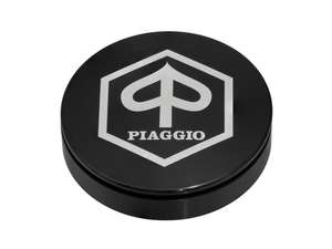 66HEROES Speedometer Cover, Ø 48 mm, “PIAGGIO,” Black | Piaggio Ciao, SI, Bravo, Boxer 66HEROES Speedometer Cover, Ø 48 mm, “PIAGGIO,” Black | Piaggio Ciao, SI, Bravo, Boxer