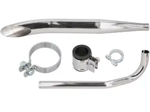 Exhaust set Sidepipe Ø 28 / 60 mm chrome | Sachs 503 Exhaust set Sidepipe Ø 28 / 60 mm chrome | Sachs 503