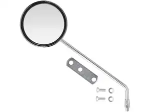 Vicma Round Mirror, Ø 105 mm, Left, Chrome | Vespa Large Frame, Small Frame Vicma Round Mirror, Ø 105 mm, Left, Chrome | Vespa Large Frame, Small Frame