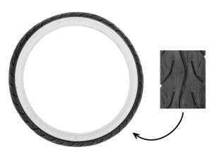 Merrick 2.25 x 16" MK 528 whitewall tires Merrick 2.25 x 16" MK 528 whitewall tires