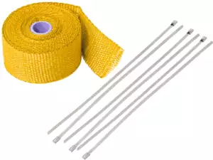 Heat protection tape with fastening yellow 5m Heat protection tape with fastening yellow 5m