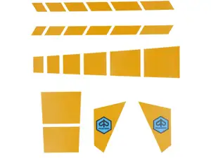 Sticker set frame orange | Piaggio SUPERbravo Sticker set frame orange | Piaggio SUPERbravo