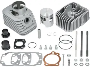 Malossi 47 mm cylinder kit BIG DEPS incl. head 12 mm KoBo | Piaggio Ciao, Bravo, Boxer Malossi 47 mm cylinder kit BIG DEPS incl. head 12 mm KoBo | Piaggio Ciao, Bravo, Boxer