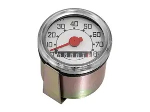 Speedometer 80 km/h Ø 48 mm Veglia replica | Piaggio Ciao, SI, Bravo, Boxer Speedometer 80 km/h Ø 48 mm Veglia replica | Piaggio Ciao, SI, Bravo, Boxer