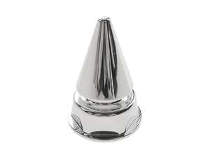 66HEROES Steer tube nut M26x1, closed, pointed, fork plate, chrome 66HEROES Steer tube nut M26x1, closed, pointed, fork plate, chrome