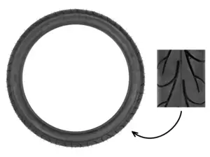 Continental Go 2.50 x 17" Semi-Slick Continental Go 2.50 x 17" Semi-Slick